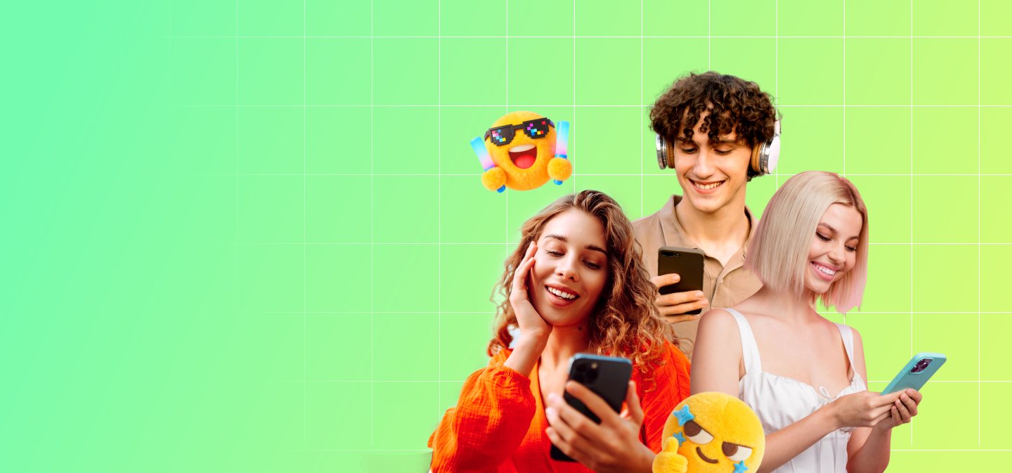 People enjoying 1v1 random video chat on Whomeet across devices