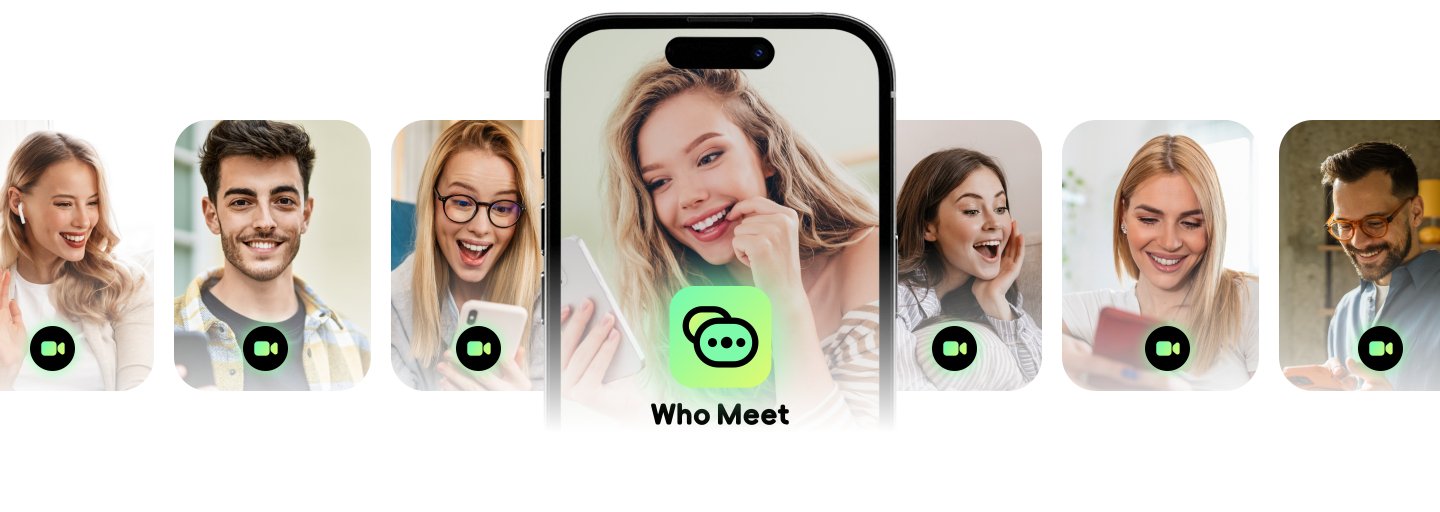 Whomeet 1v1 video chat users around the world